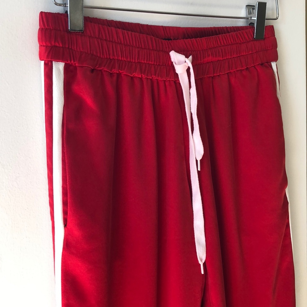 AMIRI red silk jogger pants - Picture 6 of 8